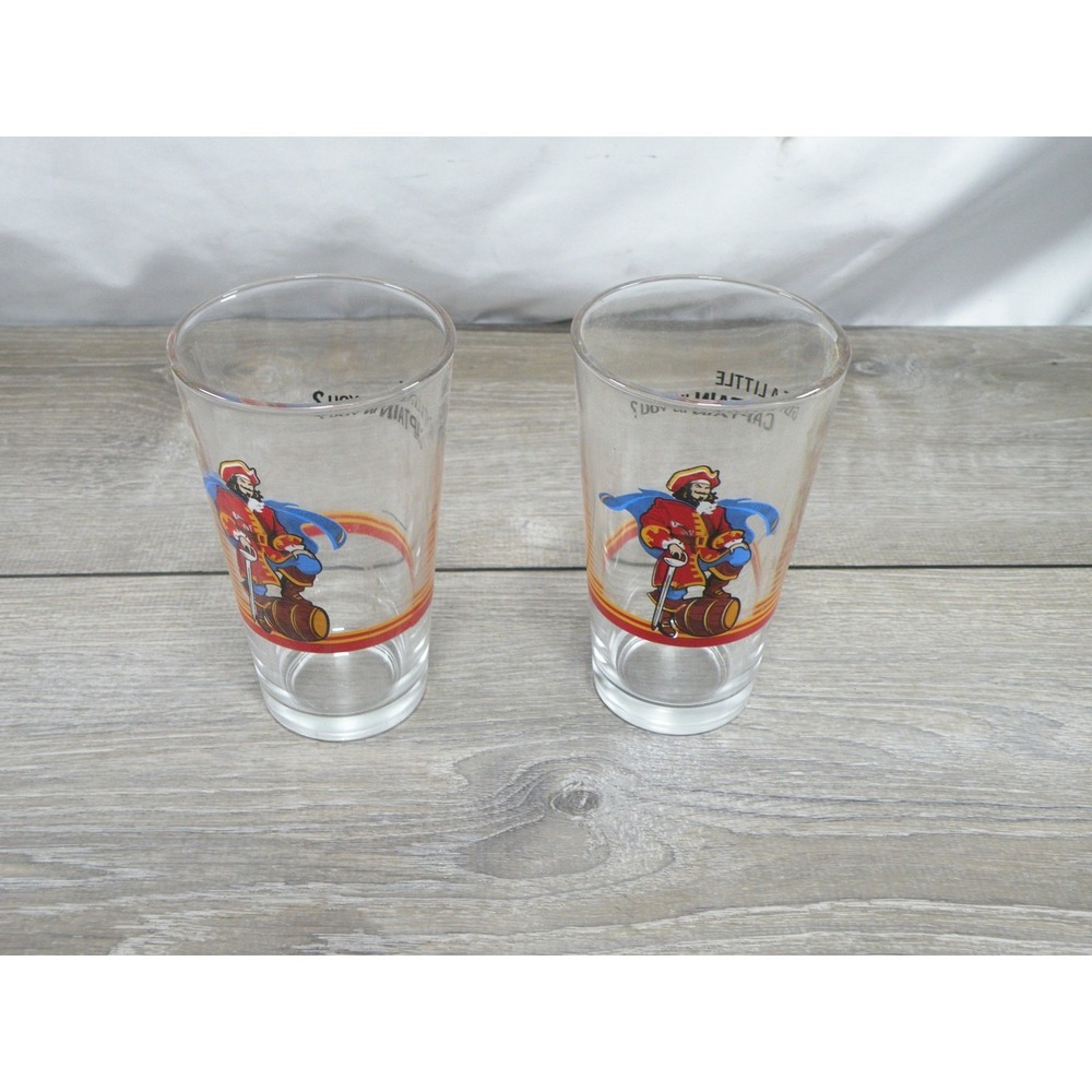 Vintage Captain Morgan Rum "Got a Little Captain in‎ You?" Highball Glasses Set